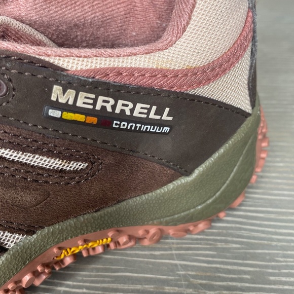 Merrell Chameleon II Stretch Cross-Training Shoes Chocolate/Pink Togel Size 1 - Picture 8 of 14